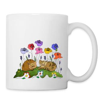 Chats - Mug blanc - blanc - Droite