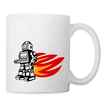 Bot d’épuisement professionnel - Mug blanc - blanc - Droite