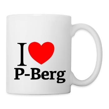 I LOVE P-BERG - Tasse - Weiß - Rechts