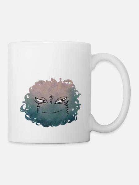 Kleines Pelota Monster n°9 - Tasse - Weiß