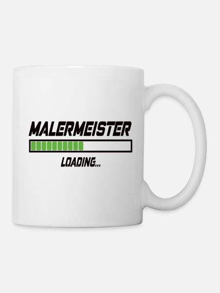 Malermeister Loading... - Tasse - Weiß