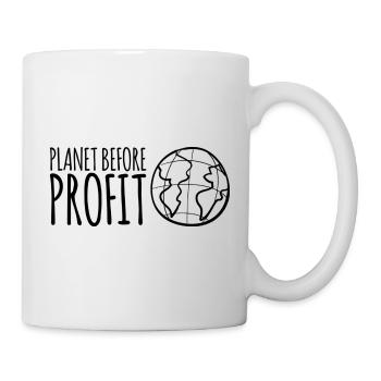 Planet Before Profit - Mug - white - Right