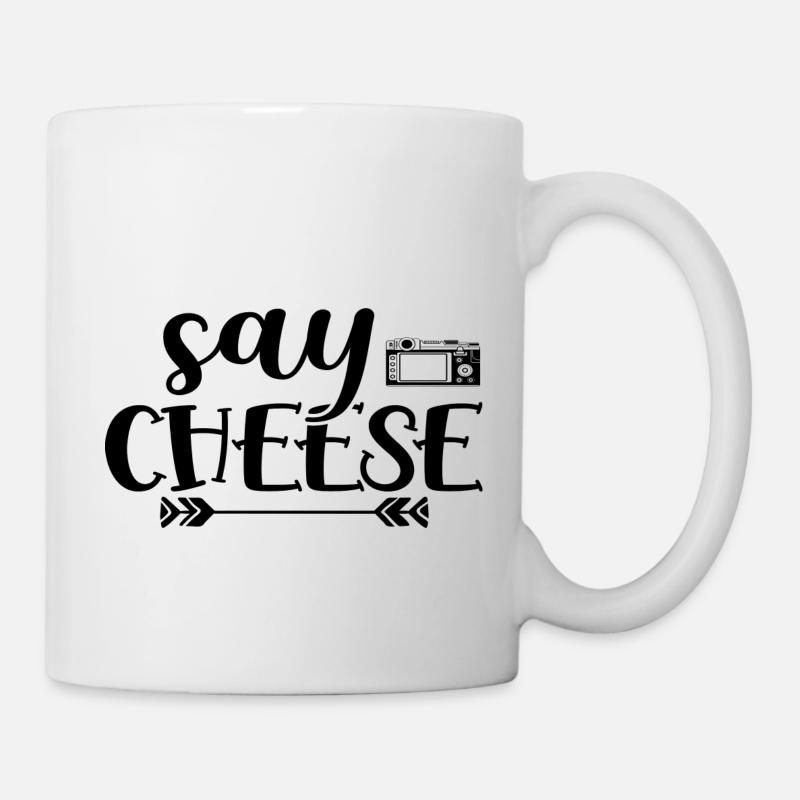 Say Cheese - Tasse - Weiß