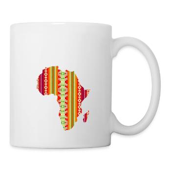 Afrika - Tasse - Weiß - Rechts