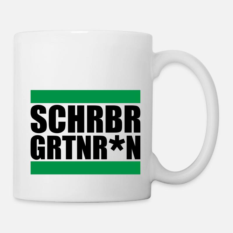 Farben änderbar | Schrebergärtnern SCHRBRGRTN*N - Tasse - Weiß