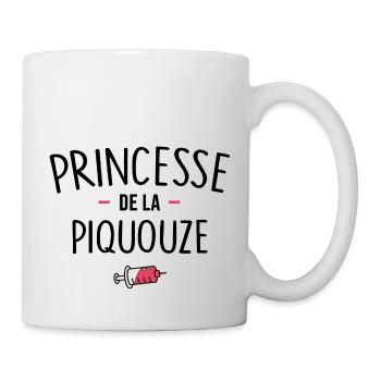 Princesse de la piquouze - Cadeau infirmière - Mug blanc - blanc - Droite