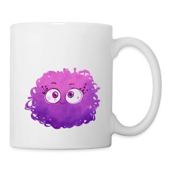 Little Pelota Monster n°1 – pink - Tasse - Weiß - Rechts