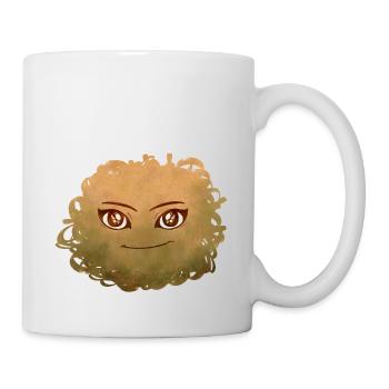 Little Pelota Monster n°11 – yellow - Mug - white - Right