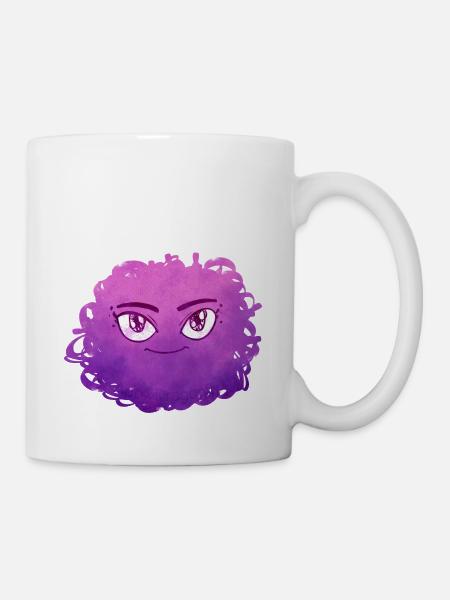 Little Pelota Monster n°6 – rosa - Tasse - Weiß
