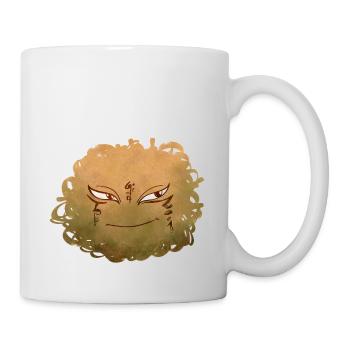 Little Pelota Monster n°9 – yellow - Mug - white - Right