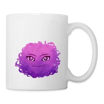 Little Pelota Monster n°11 – pink - Mug - white - Right