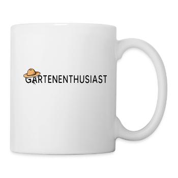 garten kleingarten gärtner erntezeit gartenarbeit - Tasse - Weiß - Rechts