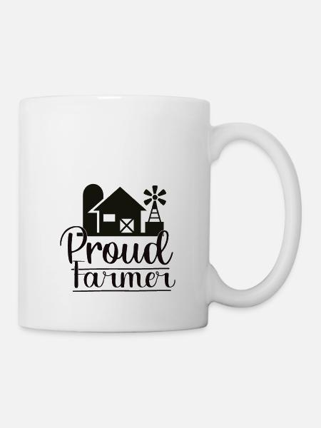 Proud to be a farmer - Proud Farmer Motiv - Mug - white