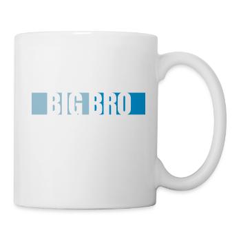 Big Bro Logo Bar - Mug blanc - blanc - Droite