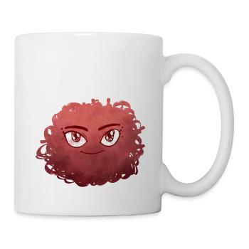 Little Pelota Monster n°6 – red - Mug - white - Right