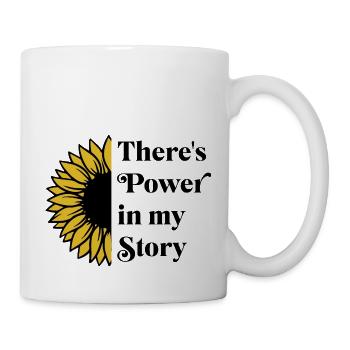 There's Power in my Story - Motivation Kraft - Mug - white - Right