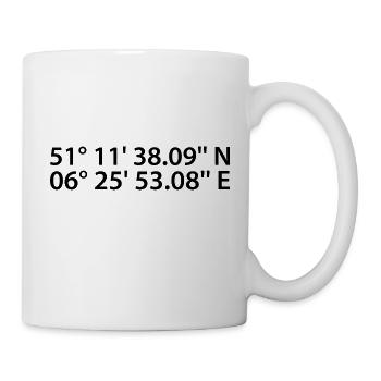 Mönchengladbach coordinates - Mug - white - Right