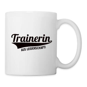 Trainerin - Tasse - Weiß - Rechts