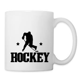 Hockey - Mug blanc - blanc - Droite