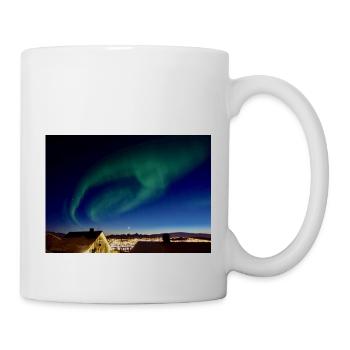 Aurora City Amazing Northern Lights Aurora City A - Mug - white - Right