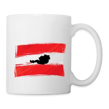 Österreich - Tasse - Weiß - Rechts