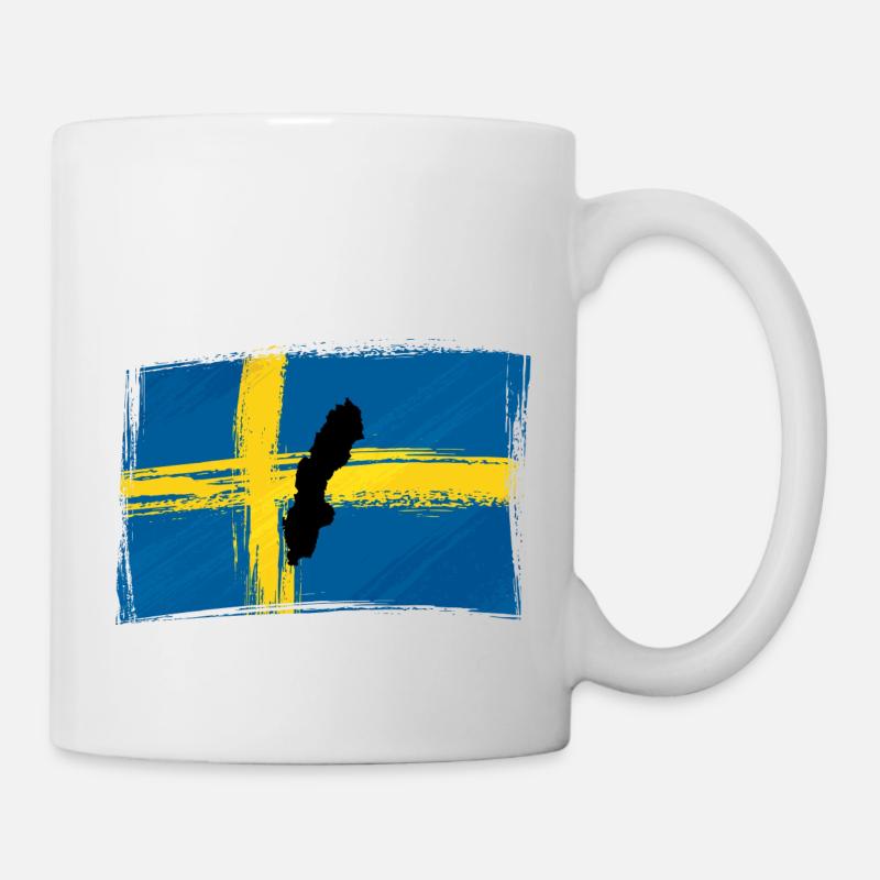 Schweden - Tasse - Weiß