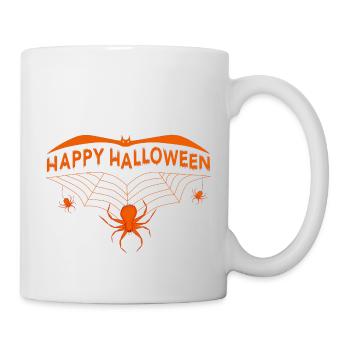 Halloween Fledermaus Happy Halloween - Tasse - Weiß - Rechts