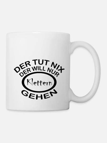 climbing - Tasse - Weiß