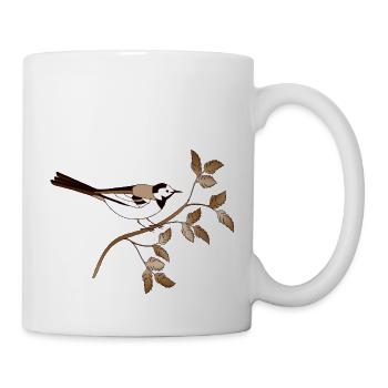 Oiseau - Mug blanc - blanc - Droite