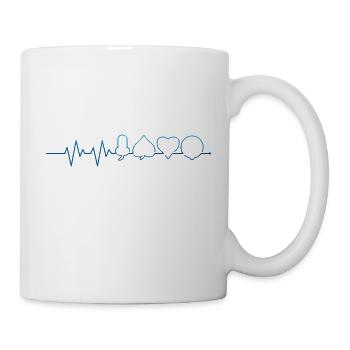 Sheep's Head Symbols Sheep's Head Heartbeat Heartbeat - Mug - white - Right