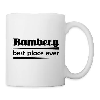 Bamberg - Stadt best place ever - Tasse - Weiß - Rechts