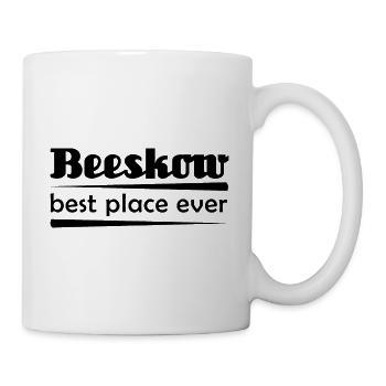 Beeskow - Stadt best place ever - Tasse - Weiß - Rechts