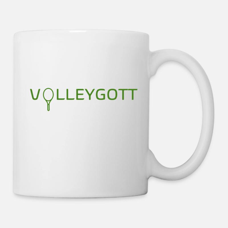 Volley dieu vert - Mug blanc - blanc