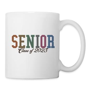 Cadeau de fête de remise des diplômes rétro de la classe senior de 2023 - Mug blanc - blanc - Droite