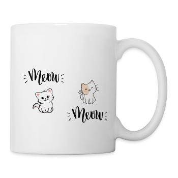 kittens meow - cute to offer - funny gift - Mug - white - Right