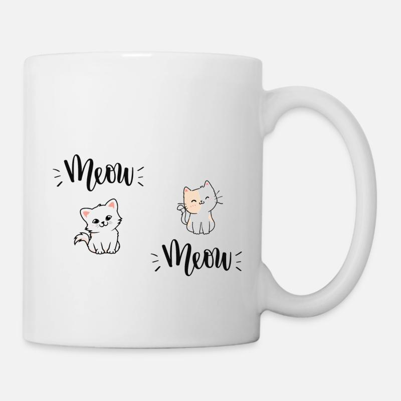 kittens meow - cute to offer - funny gift - Mug - white