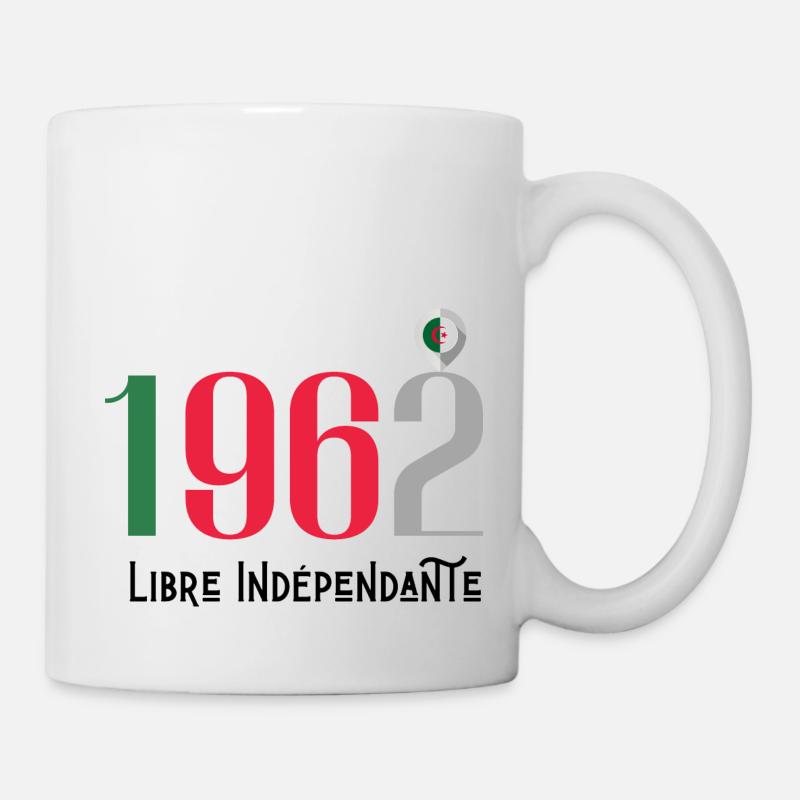 1962 une Algérie libre indépendante - Mug blanc - blanc