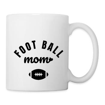 Fußball Mama - Tasse - Weiß - Rechts