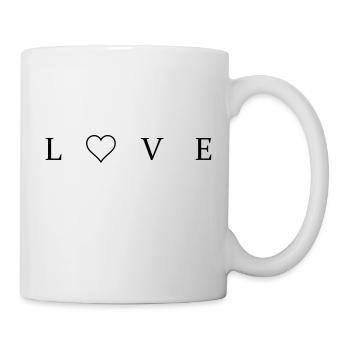 LOVE - Mug blanc - blanc - Droite