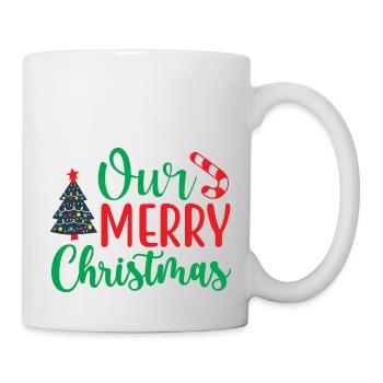 Our merry Christmas - humour noël - Mug blanc - blanc - Droite