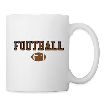 Football - Tasse - Weiß - Rechts