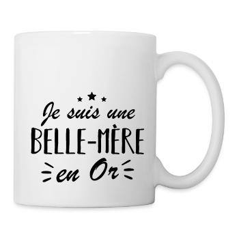 belle-mère en or / humour belle-mère - Mug blanc - blanc - Droite