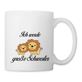 Große Schwester - Tasse - Weiß - Rechts
