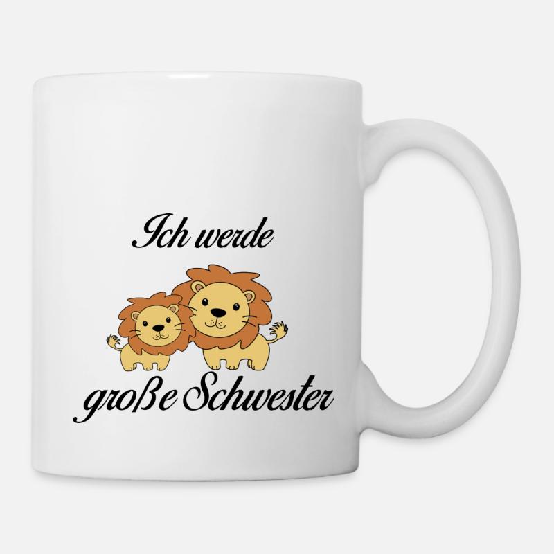 Große Schwester - Tasse - Weiß