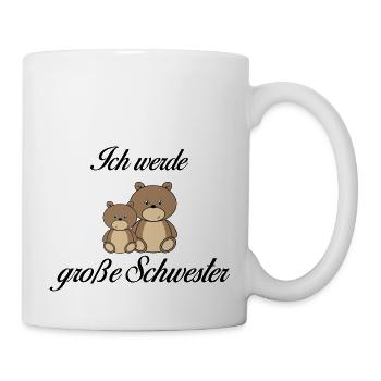 Große Schwester - Tasse - Weiß - Rechts