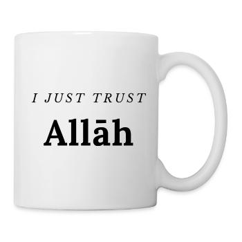I just trust Allāh - Mug - white - Right