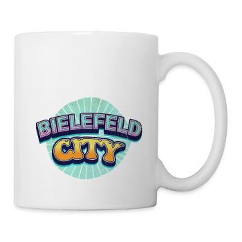 Bielefeld Germany City Font Pop Art Comic - Mug - white - Right
