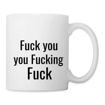 Dictons drôles - Mug blanc - blanc - Droite
