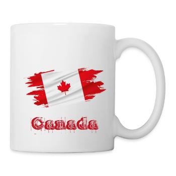 Flag Patriot Gift Home Country Flag Canada - Mug blanc - blanc - Droite