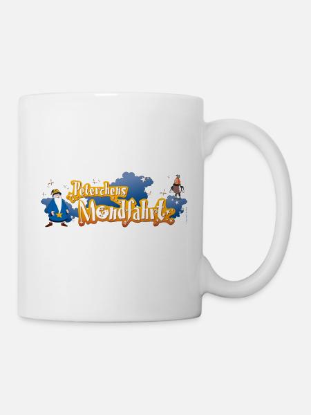 Peterchens Mondfahrt Begegnung Mit Weihnachtsmann - Tasse - Weiß